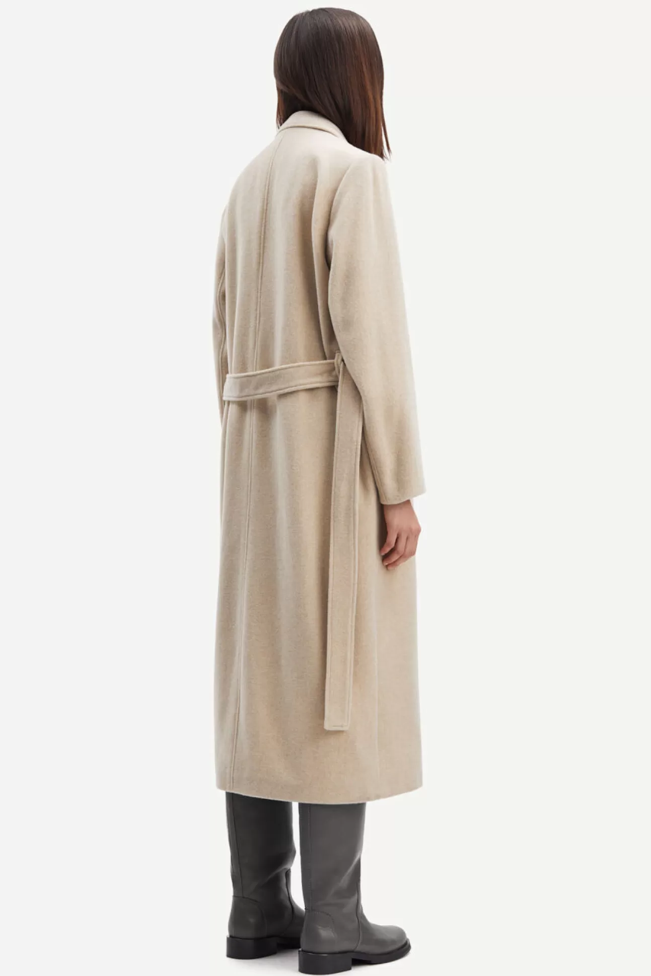 Damen Samsøe Samsøe Jacken & Mäntel | Astrid coat 11104 Beige