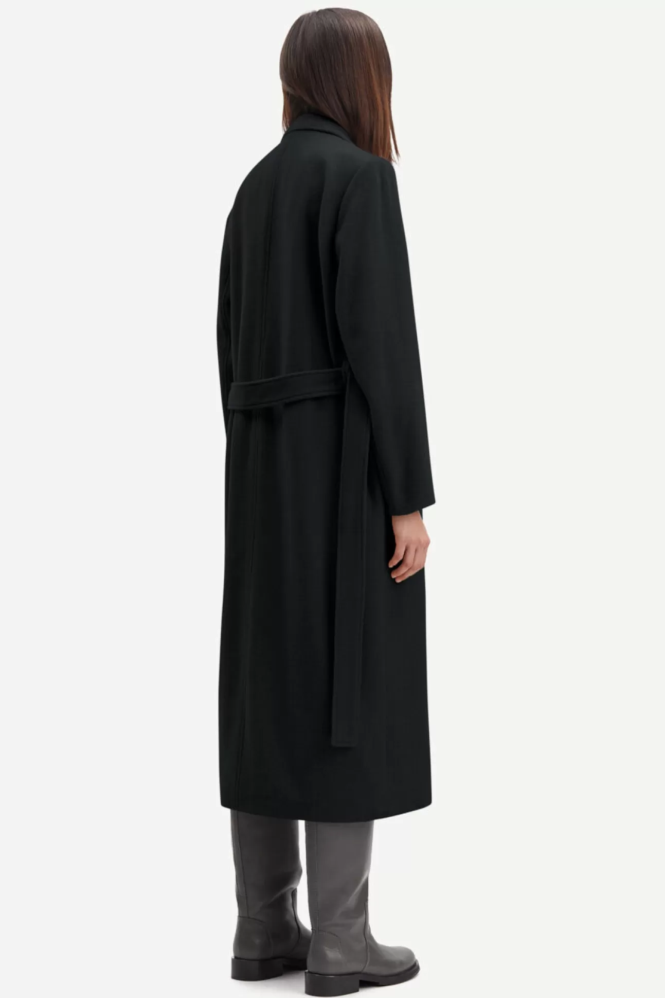 Damen Samsøe Samsøe Jacken & Mäntel | Astrid coat 11104 PHANTOM