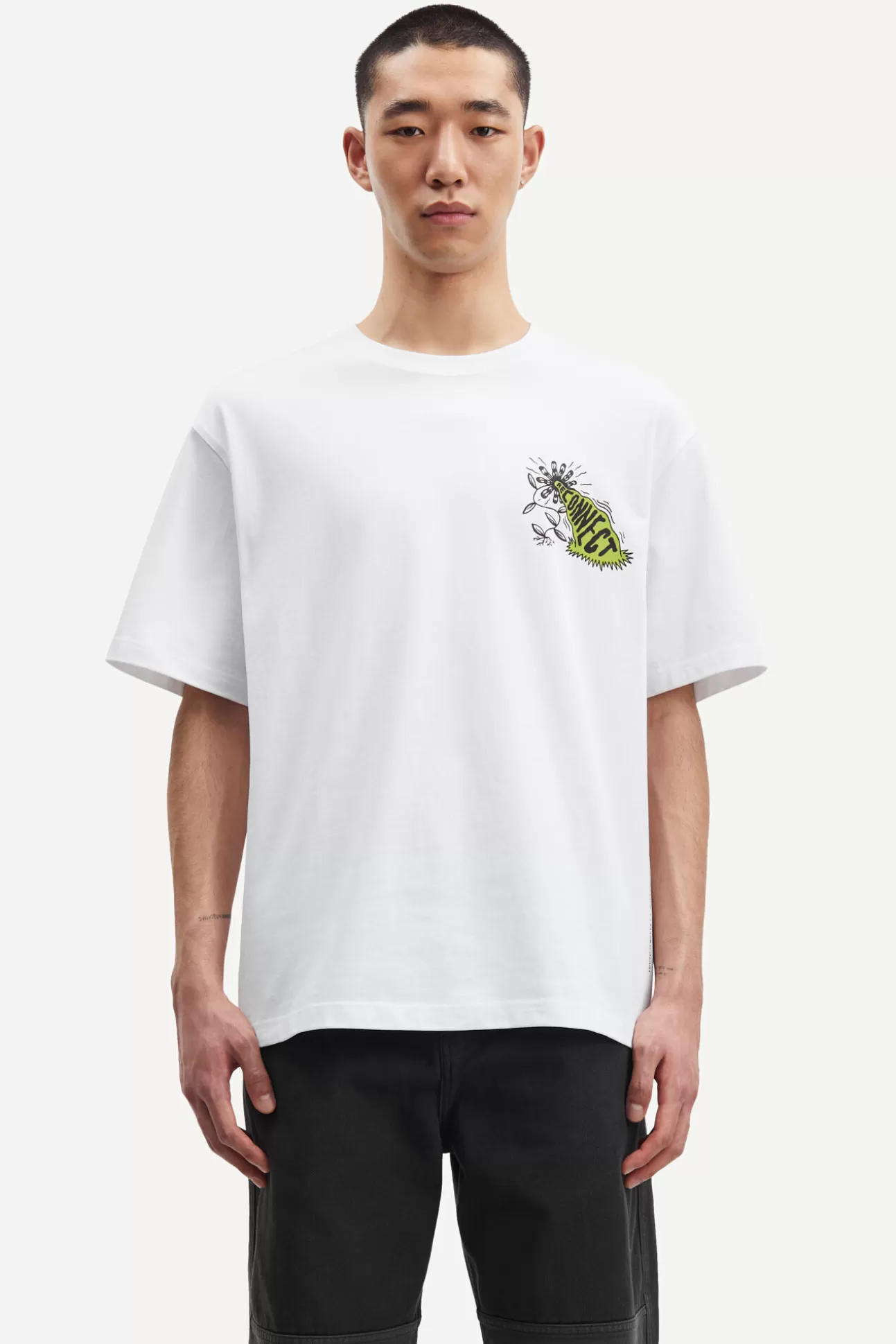 Damen | Herren Samsøe Samsøe T-shirts & Polo-Shirts | T-shirts & Tops | Handsforfeet t-shirt 11725 Reconnect