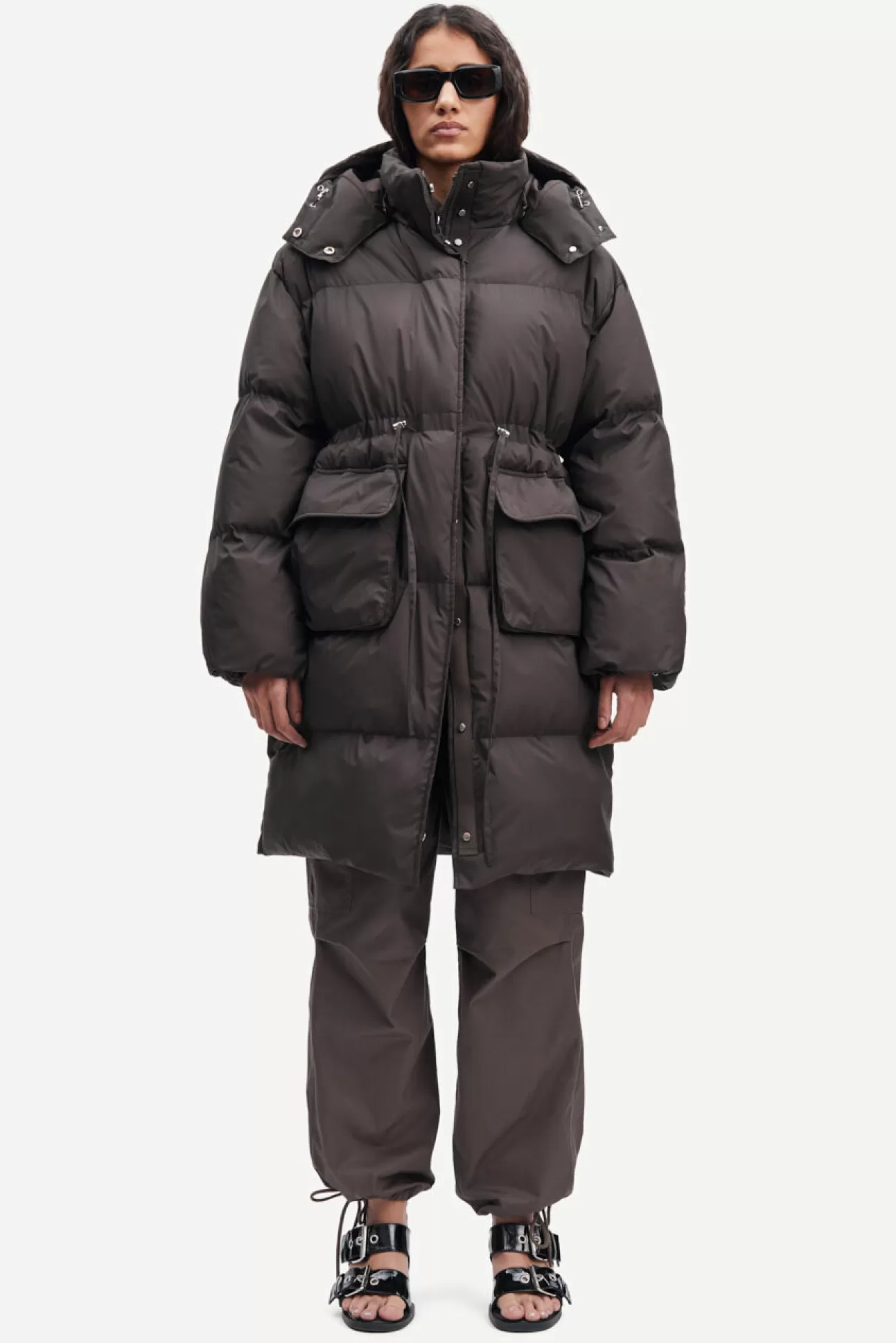 Damen Samsøe Samsøe Jacken & Mäntel | Hannalu coat 11684 Mulch