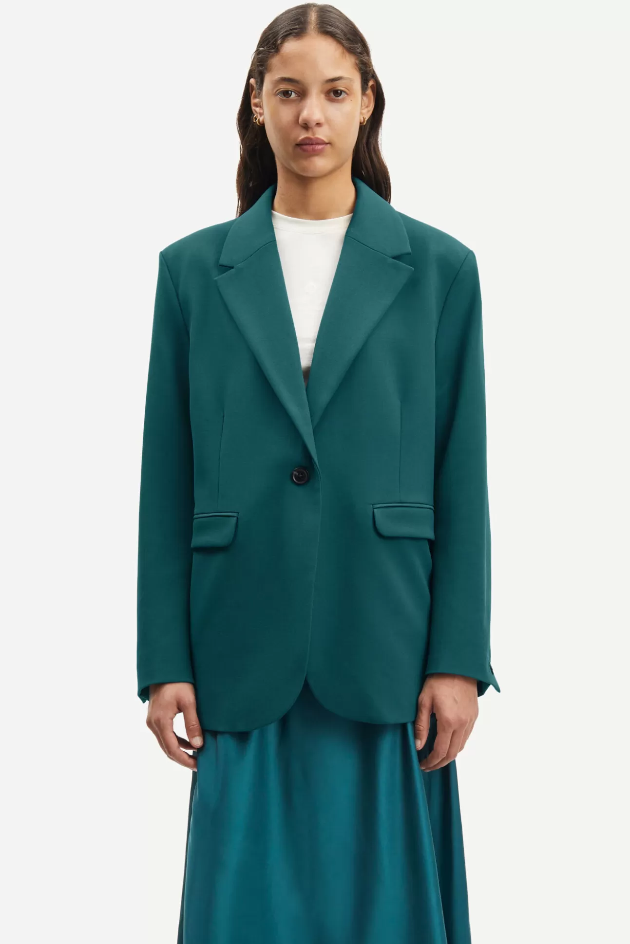 Damen Samsøe Samsøe Abgestimmte Sets | Blazer | Jacken & Mäntel | Haven blazer 13103 Atlantic Deep