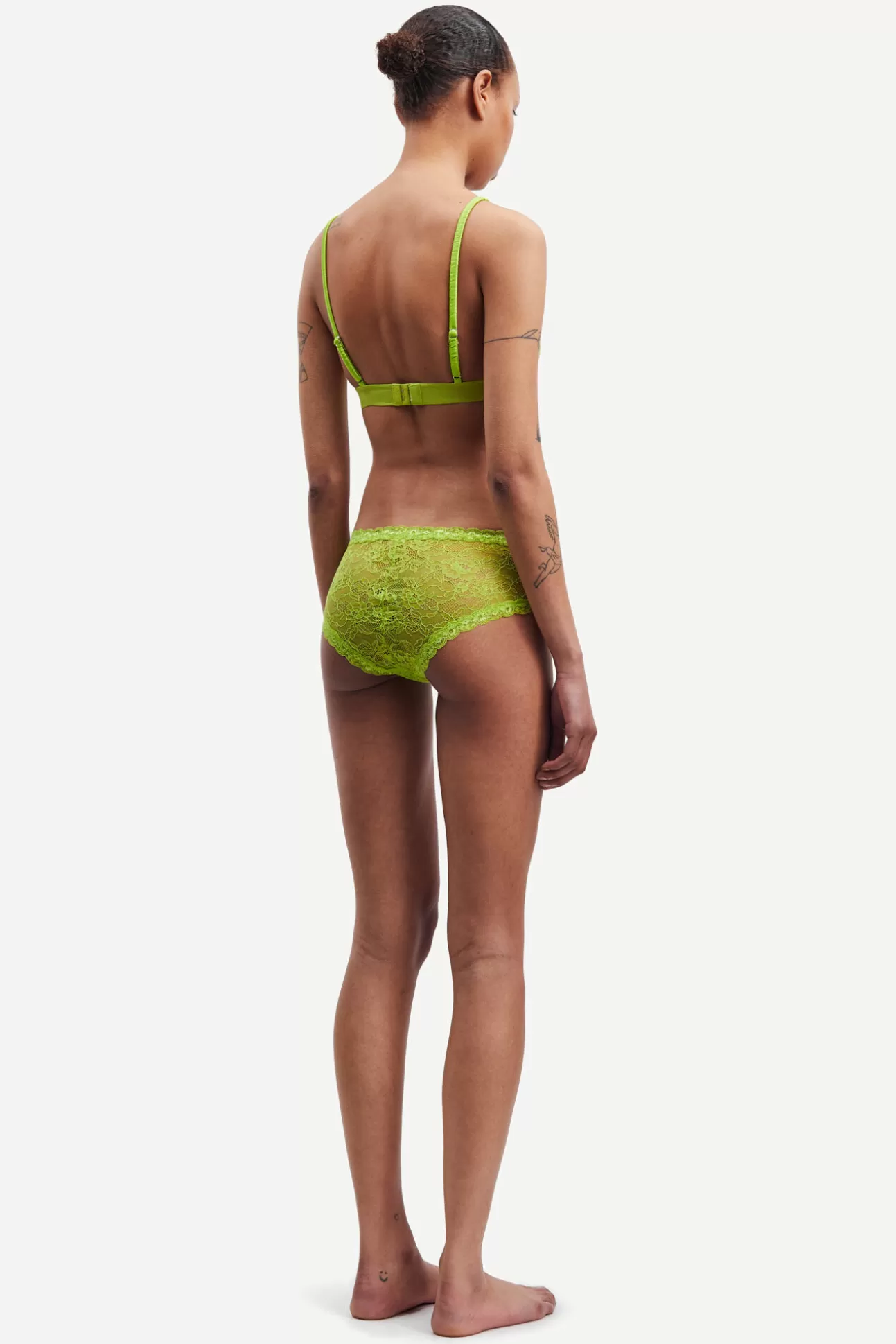 Damen Samsøe Samsøe Unterwäsche | Heather panties 15019 Macaw Green