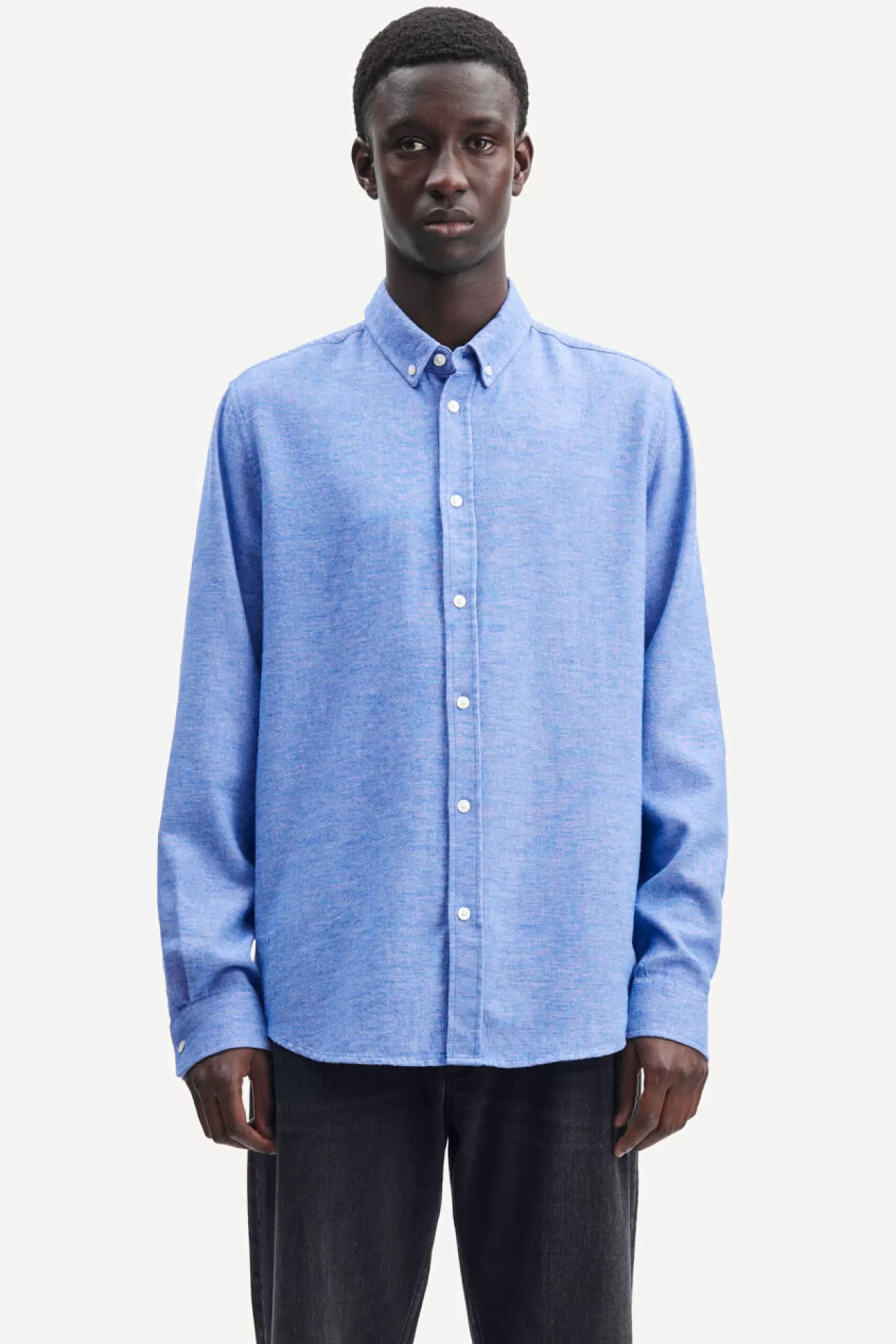 Herren Samsøe Samsøe Hemden | Liam BX shirt 14039 Surf The Web Mel.