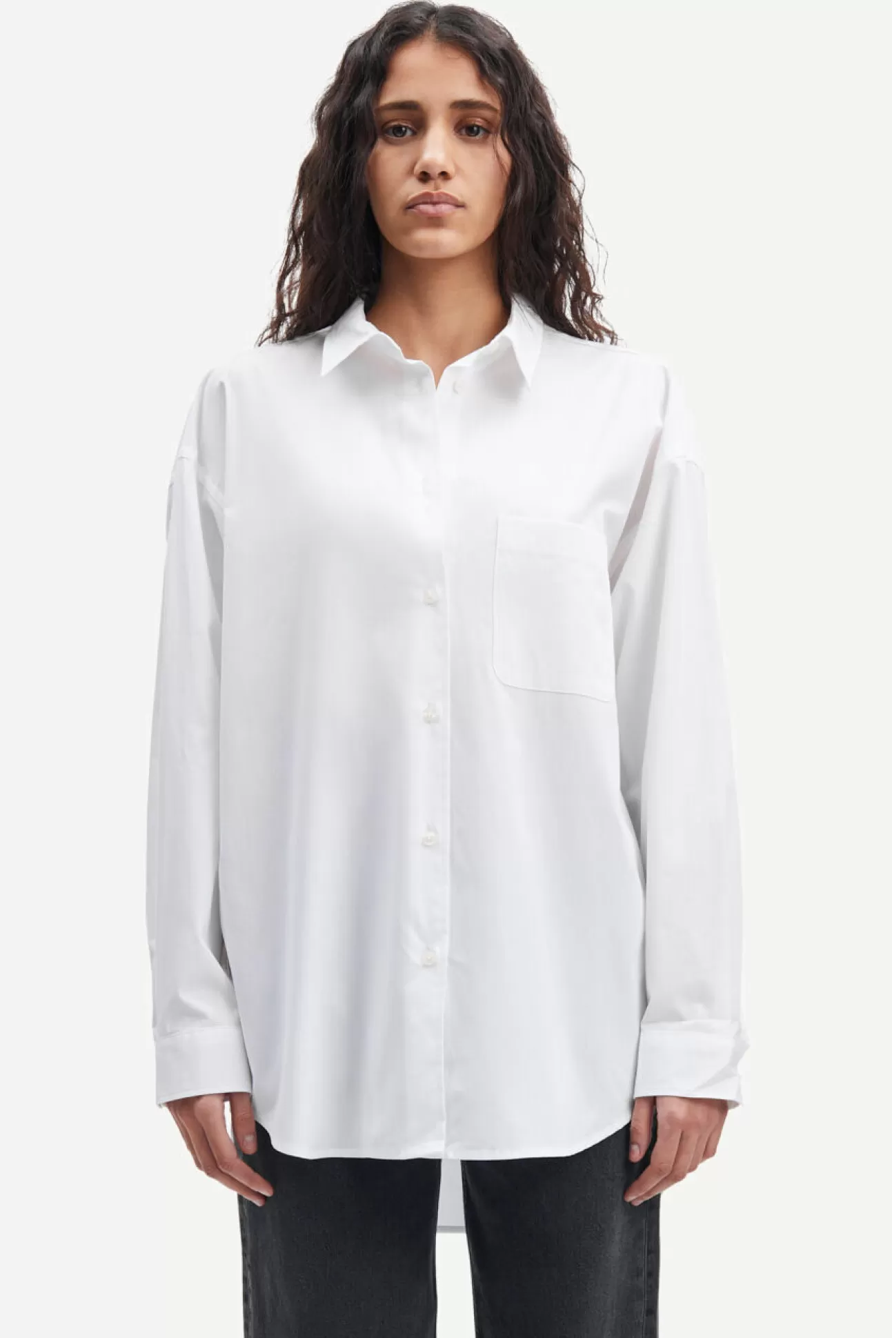 Damen Samsøe Samsøe Hemden & Blusen | Luana shirt 13072 WHITE