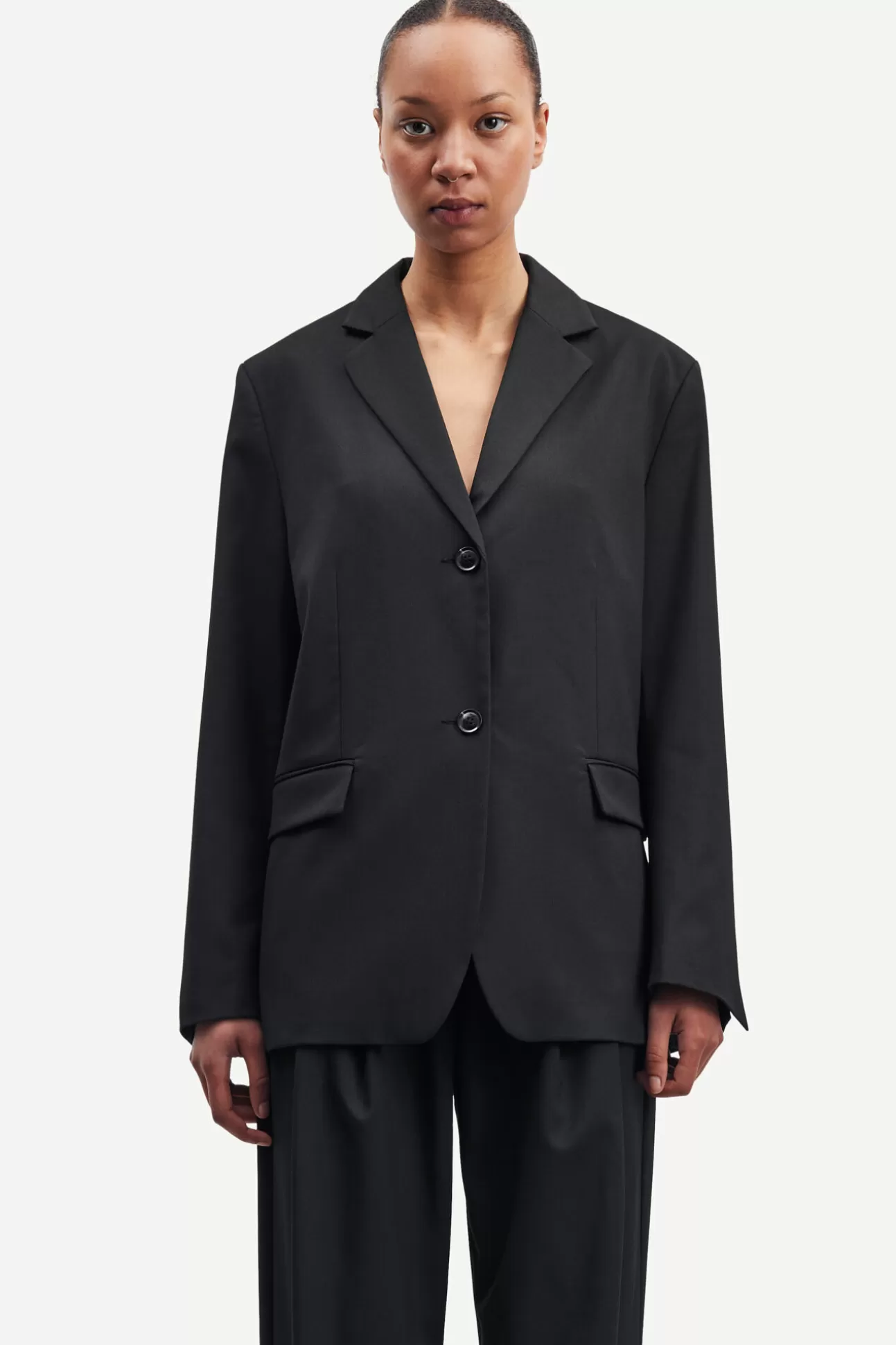 Damen Samsøe Samsøe Abgestimmte Sets | Blazer | Jacken & Mäntel | Luzy blazer 15045 Black