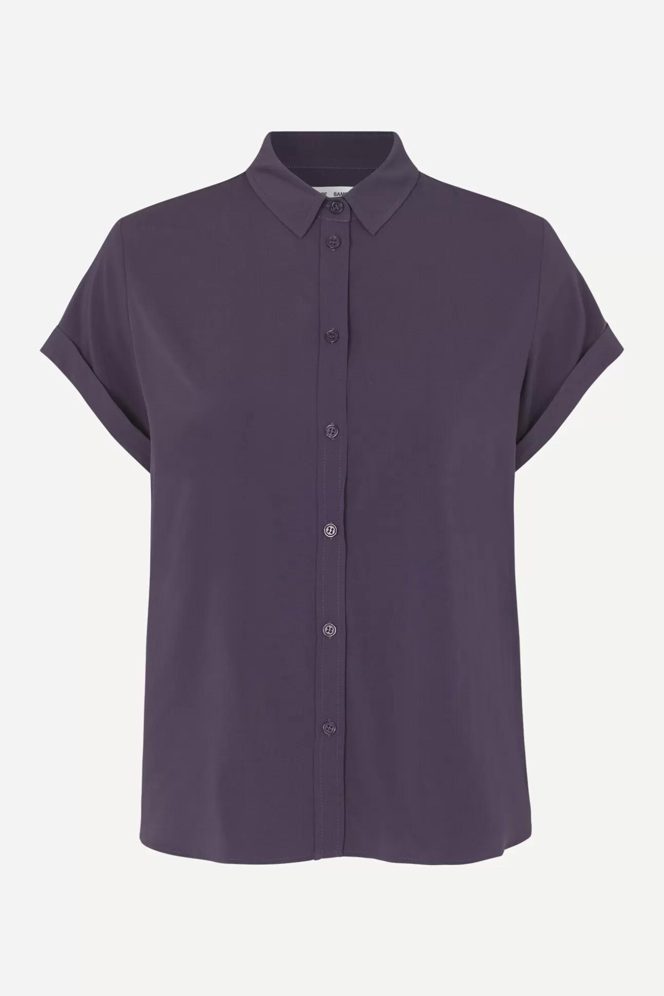 Damen Samsøe Samsøe Hemden & Blusen | Majan ss shirt 9942 Sweet Grape