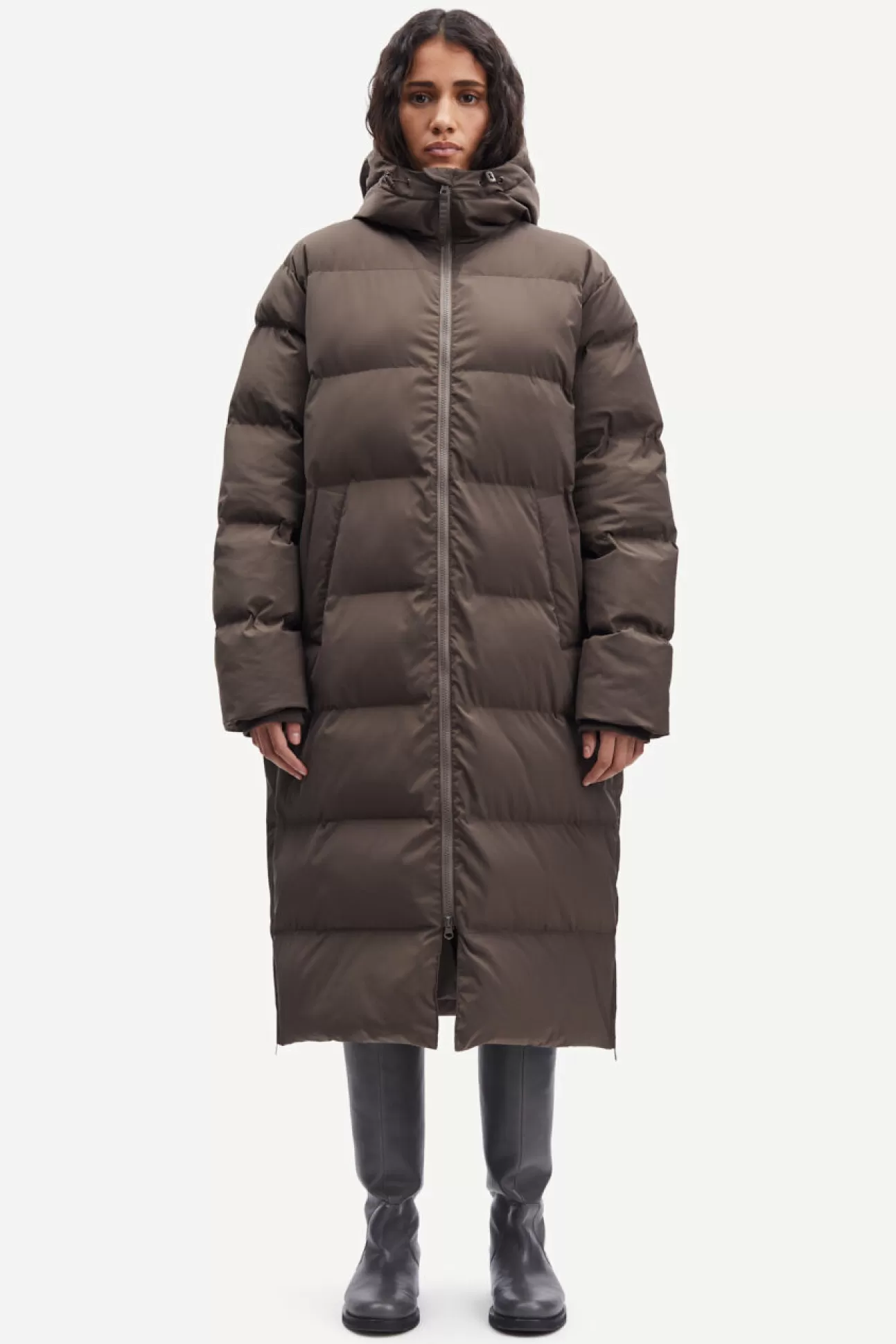 Damen Samsøe Samsøe Jacken & Mäntel | Sera coat 12891 Major Brown