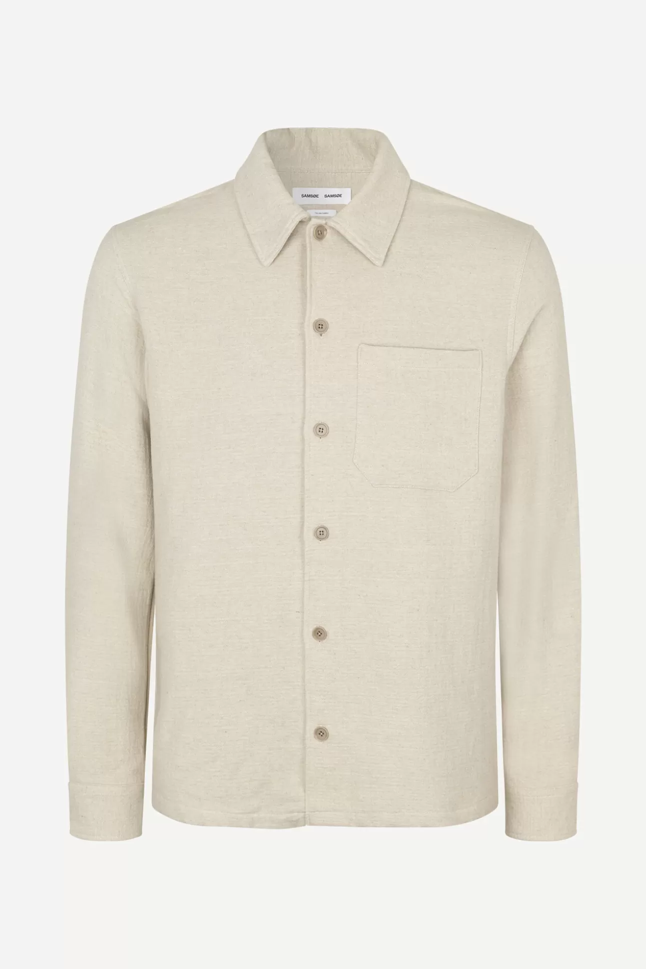 Herren Samsøe Samsøe Hemden | Taka JC shirt 14988 CLEAR CREAM