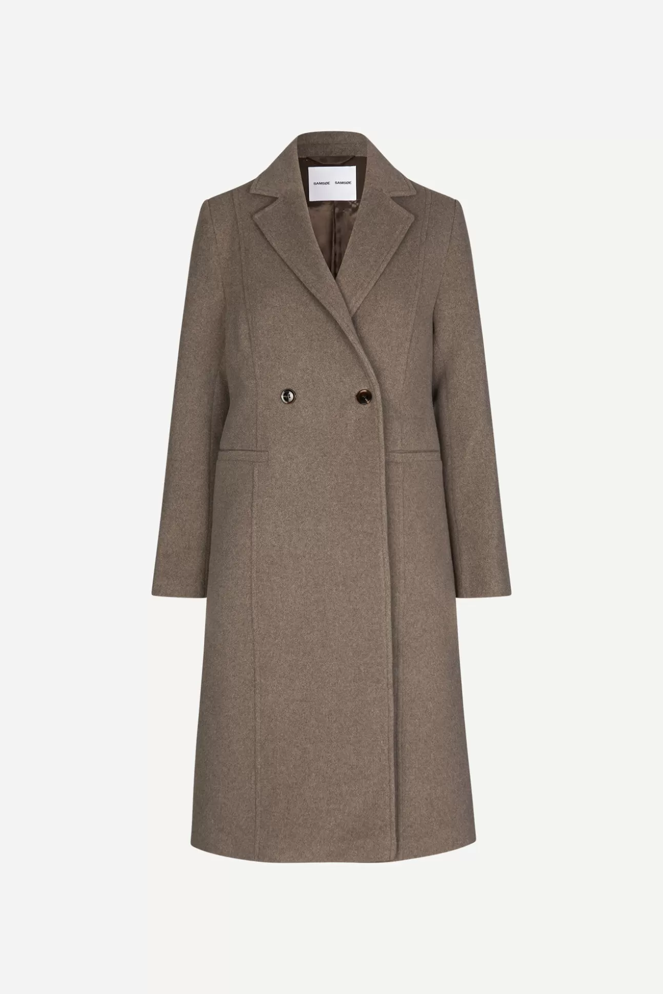 Damen Samsøe Samsøe Jacken & Mäntel | Yamilla coat 11104 Fallen Rock